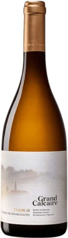 19,95 € Бесплатная доставка | Белое вино Edouard Delaunay Grand Calcaire A.O.C. Chablis Бургундия Франция Chardonnay бутылка 75 cl