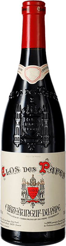 139,95 € 免费送货 | 红酒 Clos des Papes Rouge A.O.C. Châteauneuf-du-Pape 罗纳 法国 Syrah, Grenache Tintorera, Mourvèdre 瓶子 75 cl