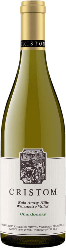 47,95 € 送料無料 | 白ワイン Cristom Estate Eola-Amity Hills I.G. Villamette Valley オレゴン アメリカ Chardonnay ボトル 75 cl