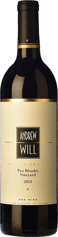 99,95 € 送料無料 | 赤ワイン Andrew Will Two Blondes 高齢者 Yakima Valley アメリカ Merlot, Cabernet Sauvignon, Cabernet Franc, Malbec ボトル 75 cl