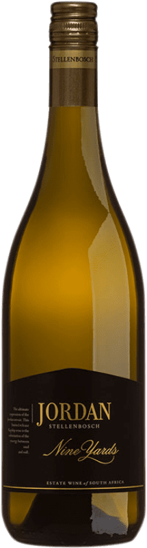 48,95 € Envío gratis | Vino blanco Jordan Nine Yards I.G. Stellenbosch Coastal Region Sudáfrica Chardonnay Botella 75 cl
