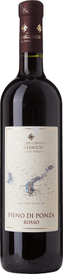 29,95 € Spedizione Gratuita | Vino rosso Migliaccio Fieno di Ponza Rosso I.G.T. Lazio Lazio Italia Aglianico, Piedirosso Bottiglia 75 cl