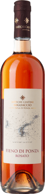 24,95 € 免费送货 | 玫瑰酒 Migliaccio Fieno di Ponza Rosato I.G.T. Lazio 拉齐奥 意大利 Aglianico, Piedirosso 瓶子 75 cl