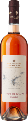 26,95 € Envío gratis | Vino rosado Migliaccio Fieno di Ponza Rosato I.G.T. Lazio Lazio Italia Aglianico, Piedirosso Botella 75 cl