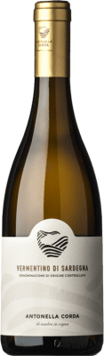 19,95 € Envío gratis | Vino blanco Antonella Corda D.O.C. Vermentino di Sardegna Sardegna Italia Vermentino Botella 75 cl