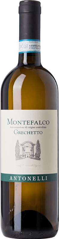 9,95 € Spedizione Gratuita | Vino bianco Antonelli San Marco D.O.C. Montefalco Umbria Italia Grechetto Bottiglia 75 cl