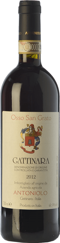 83,95 € Spedizione Gratuita | Vino rosso Antoniolo Osso San Grato D.O.C.G. Gattinara Piemonte Italia Nebbiolo Bottiglia 75 cl