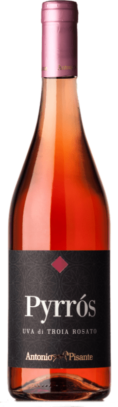 7,95 € Kostenloser Versand | Rosé-Wein Antonio Pisante Rosato Pyrrós I.G.T. Puglia Apulien Italien Nero di Troia Flasche 75 cl