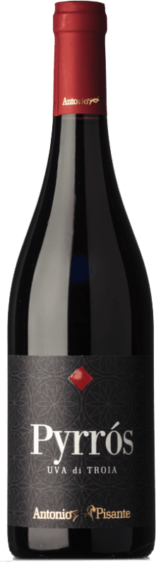 12,95 € Spedizione Gratuita | Vino rosso Antonio Pisante Rosso Pyrròs I.G.T. Puglia Puglia Italia Nero di Troia Bottiglia 75 cl