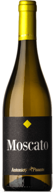 7,95 € Kostenloser Versand | Weißwein Antonio Pisante I.G.T. Puglia Apulien Italien Muscat Bianco Flasche 75 cl