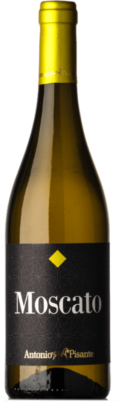 8,95 € Spedizione Gratuita | Vino bianco Antonio Pisante I.G.T. Puglia Puglia Italia Moscato Bianco Bottiglia 75 cl