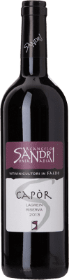 21,95 € Spedizione Gratuita | Vino Rosso Arcangelo Sandri Capòr Riserva D.O.C. Trentino Trentino-Alto Adige Italia Lagrein Bottiglia 75 cl