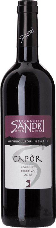 19,95 € Envío gratis | Vino tinto Arcangelo Sandri Capòr Reserva D.O.C. Trentino Trentino-Alto Adige Italia Lagrein Botella 75 cl