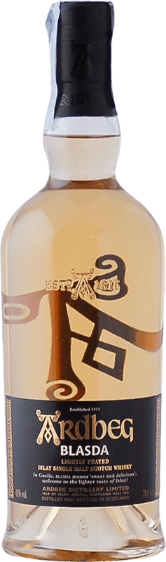 98,95 € Envío gratis | Whisky Single Malt Ardbeg Blasda Islay Reino Unido Botella 70 cl