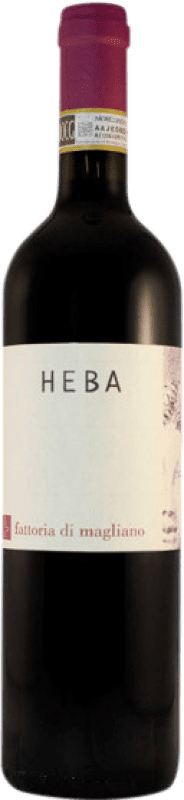 33,95 € Free Shipping | Red Wine Fattoria di Magliano Heba D.O.C.G. Morellino di Scansano Tuscany Italy Syrah — Shiraz, Sangiovese Eco — Organic Magnum Bottle 1,5 L