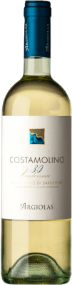 15,95 € Envío gratis | Vino blanco Argiolas Costamolino D.O.C. Vermentino di Sardegna Sardegna Italia Vermentino Botella 75 cl
