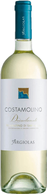 16,95 € Spedizione Gratuita | Vino bianco Argiolas Costamolino D.O.C. Vermentino di Sardegna sardegna Italia Vermentino Bottiglia 75 cl