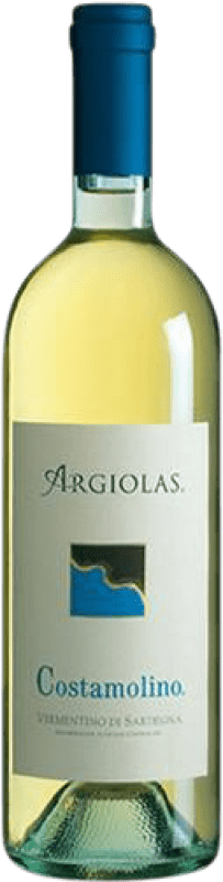 12,95 € 免费送货 | 白酒 Argiolas Costamolino D.O.C. Vermentino di Sardegna 撒丁岛 意大利 Vermentino 瓶子 75 cl