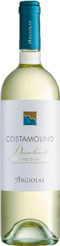 15,95 € Envío gratis | Vino Blanco Argiolas Costamolino D.O.C. Vermentino di Sardegna Sardegna Italia Vermentino 75 cl