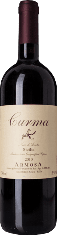 23,95 € Spedizione Gratuita | Vino rosso Armosa Curma D.O.C. Sicilia Sicilia Italia Nero d'Avola Bottiglia 75 cl