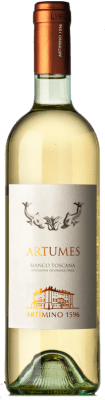 13,95 € Envio grátis | Vinho branco Artimino Bianco Artumes I.G.T. Toscana Tuscany Itália Trebbiano, Chardonnay, Riesling, Sauvignon Garrafa 75 cl