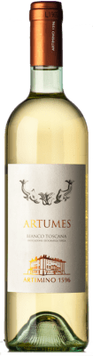 13,95 € Envío gratis | Vino Blanco Artimino Artumes I.G.T. Toscana Toscana Italia Trebbiano, Chardonnay, Riesling, Sauvignon 75 cl