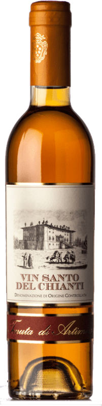 32,95 € Spedizione Gratuita | Vino dolce Artimino D.O.C. Vin Santo del Chianti Toscana Italia Malvasía, Trebbiano Toscano Mezza Bottiglia 37 cl