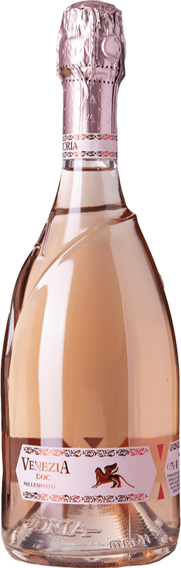 10,95 € Free Shipping | Rosé sparkling Astoria Extradry Honor Rosé Extra Dry I.G.T. Venezia Veneto Italy Pinot Black, Raboso Bottle 75 cl