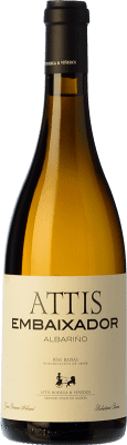 49,95 € 免费送货 | 白酒 Attis Embaixador 岁 D.O. Rías Baixas 加利西亚 西班牙 Albariño 瓶子 75 cl