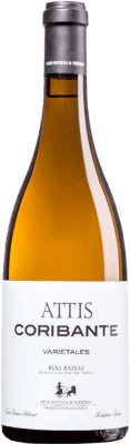 42,95 € 免费送货 | 白酒 Attis Coribante 岁 D.O. Rías Baixas 加利西亚 西班牙 Godello, Albariño, Caíño White 瓶子 75 cl