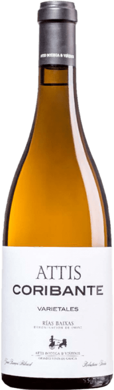 39,95 € Envio grátis | Vinho Branco Attis Coribante Crianza D.O. Rías Baixas Galiza Espanha Godello, Albariño — Albarinho, Caíño Garrafa 75 cl