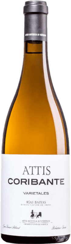 42,95 € Free Shipping | White wine Attis Coribante Aged D.O. Rías Baixas Galicia Spain Godello, Albariño, Caíño White Bottle 75 cl