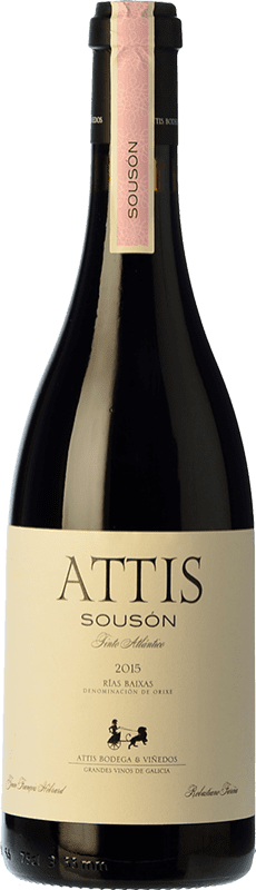 34,95 € Envio grátis | Vinho Tinto Attis Crianza D.O. Rías Baixas Galiza Espanha Sousón — Sousão 75 cl