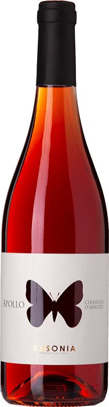 12,95 € Envio grátis | Vinho rosé Ausonia Apollo Jovem D.O.C. Cerasuolo d'Abruzzo Abruzzo Itália Montepulciano Garrafa 75 cl