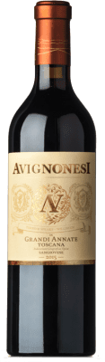 75,95 € Envio grátis | Vinho tinto Avignonesi Grandi Annate I.G.T. Toscana Tuscany Itália Sangiovese Garrafa 75 cl