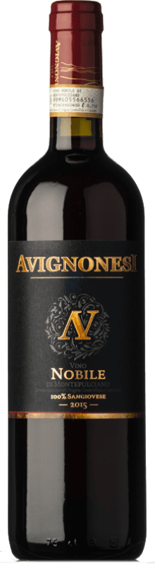 31,95 € Envio grátis | Vinho tinto Avignonesi D.O.C.G. Vino Nobile di Montepulciano Tuscany Itália Prugnolo Gentile Garrafa 75 cl
