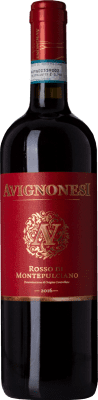 18,95 € Kostenloser Versand | Rotwein Avignonesi D.O.C. Rosso di Montepulciano Toskana Italien Prugnolo Gentile Flasche 75 cl