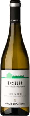 28,95 € Spedizione Gratuita | Vino bianco Baglio di Pianetto D.O.C. Sicilia Sicilia Italia Insolia Bottiglia 75 cl