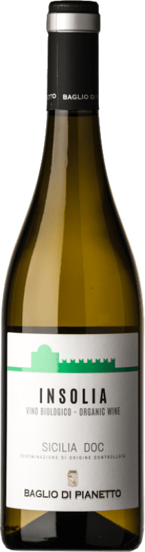 28,95 € Spedizione Gratuita | Vino bianco Baglio di Pianetto D.O.C. Sicilia Sicilia Italia Insolia Bottiglia 75 cl