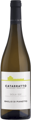 14,95 € Spedizione Gratuita | Vino bianco Baglio di Pianetto D.O.C. Sicilia Sicilia Italia Catarratto Bottiglia 75 cl