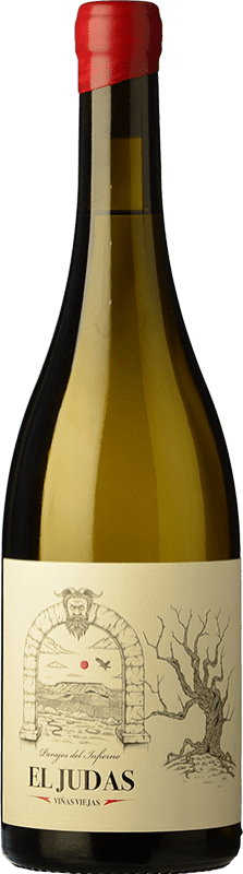 46,95 € 免费送货 | 白葡萄酒 Barco del Corneta El Judas Crianza — 陈酿 I.G.P. Vino de la Tierra de Castilla y León 卡斯蒂利亚莱昂 西班牙 Viura — 维乌拉 瓶装 75 cl