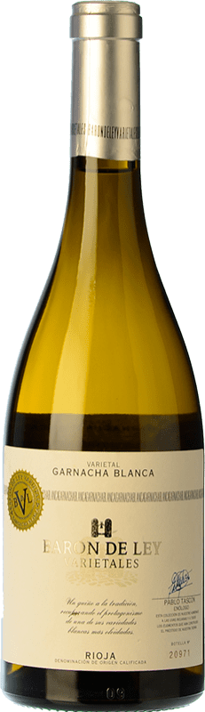 12,95 € Бесплатная доставка | Белое вино Barón de Ley Varietales D.O.Ca. Rioja Ла-Риоха Испания Garnacha — Гренаш Бутылка 75 cl