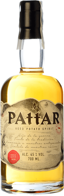 46,95 € Envio grátis | Licores Basque Moonshiners Pattar Aged Potato Spirit Espanha Garrafa 70 cl