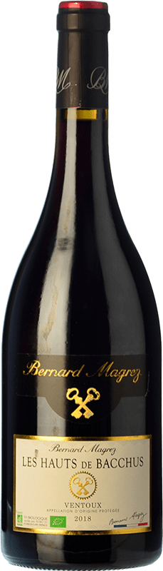 14,95 € Free Shipping | Red wine Bernard Magrez Les Hauts de Bacchus Oak A.O.C. Côtes du Ventoux Rhône France Syrah, Grenache, Carignan, Mourvèdre, Cinsault Bottle 75 cl