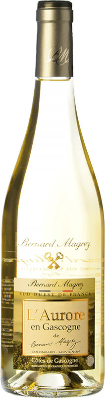 12,95 € Бесплатная доставка | Белое вино Bernard Magrez L'Aurore en Gascogne I.G.P. Vin de Pays Côtes de Gascogne Франция Sauvignon White, San Colombano бутылка 75 cl