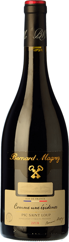 15,95 € Бесплатная доставка | Красное вино Bernard Magrez Comme una Evidence Дуб I.G.P. Vin de Pays Languedoc Лангедок Франция Syrah, Grenache бутылка 75 cl