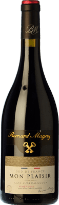 11,95 € Kostenloser Versand | Rotwein Bernard Magrez Mon Plaisir Jung A.O.C. Minervois Languedoc Frankreich Syrah, Grenache, Carignan, Mourvèdre Flasche 75 cl