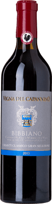 32,95 € 免费送货 | 红酒 Bibbiano Gran Selezione Capannino D.O.C.G. Chianti Classico 托斯卡纳 意大利 Sangiovese 瓶子 75 cl