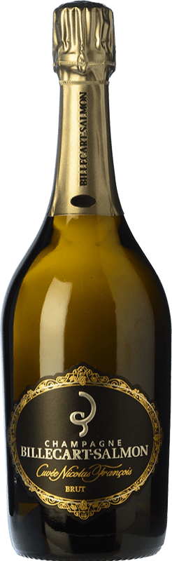 221,95 € 送料無料 | 白スパークリングワイン Billecart-Salmon Cuvée Nicolas François Brut A.O.C. Champagne シャンパン フランス Pinot Black, Chardonnay ボトル 75 cl