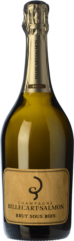 89,95 € 送料無料 | 白スパークリングワイン Billecart-Salmon Sous Bois Brut A.O.C. Champagne シャンパン フランス Pinot Black, Chardonnay, Pinot Meunier ボトル 75 cl